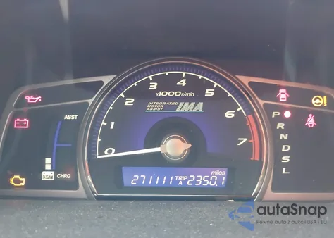 2007 Honda Civic Hybrid from USA, damaged, VIN JHMFA36227S017171